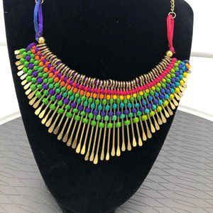 Egyptian Antique Necklace  Statement Choker, Collar Choker Necklace